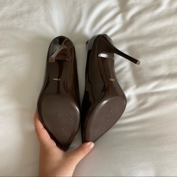 Brown stiletto heels - Picture 4 of 5